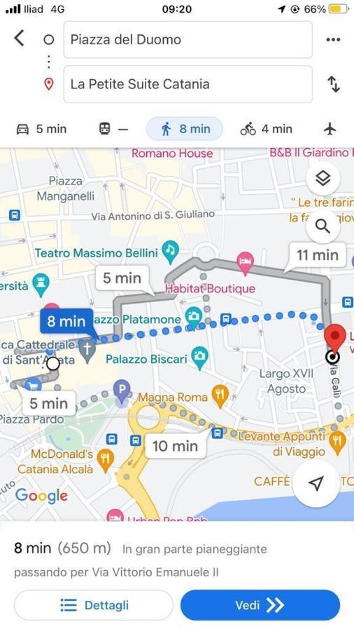 La Petite Suite Catania Bagian luar foto